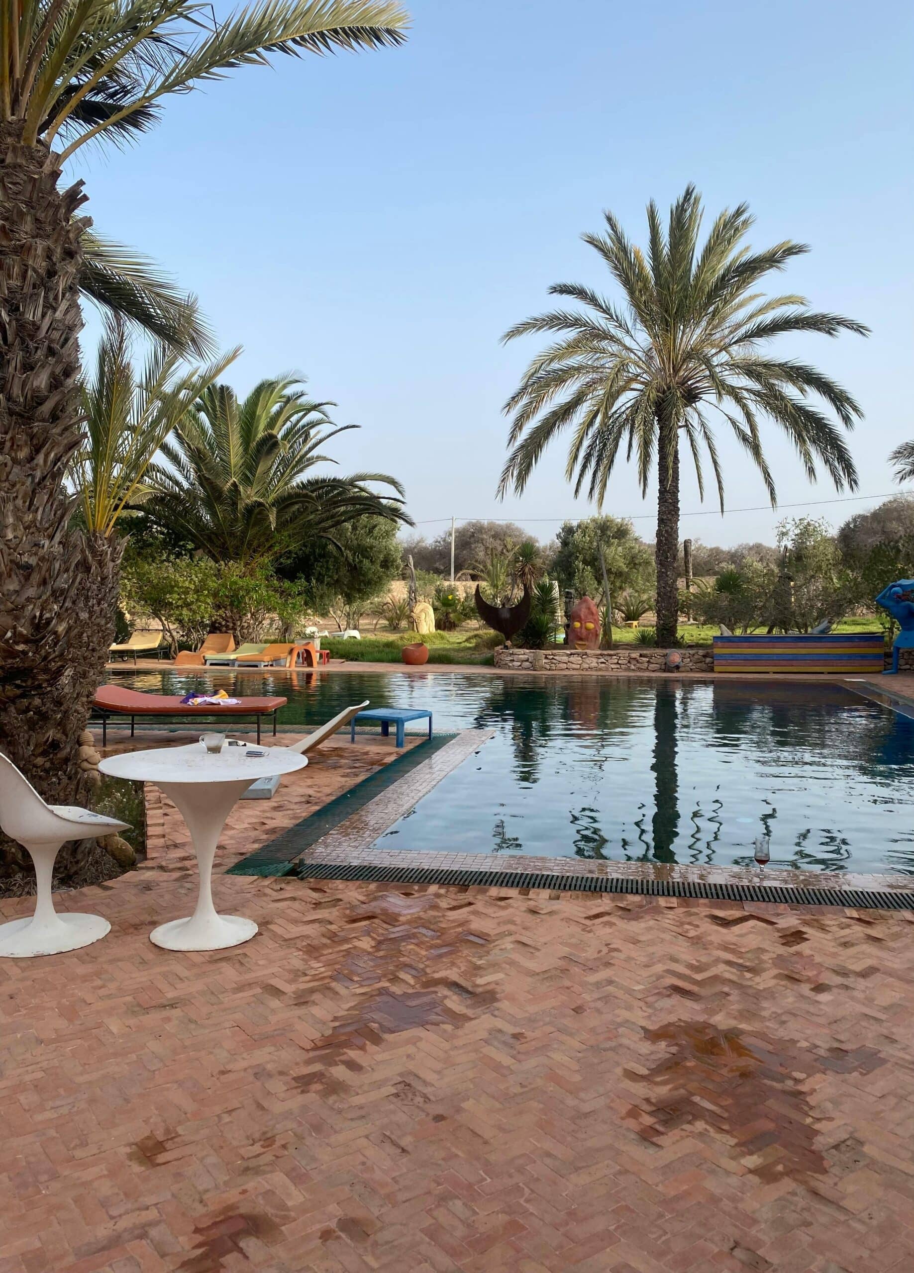 Pools deck